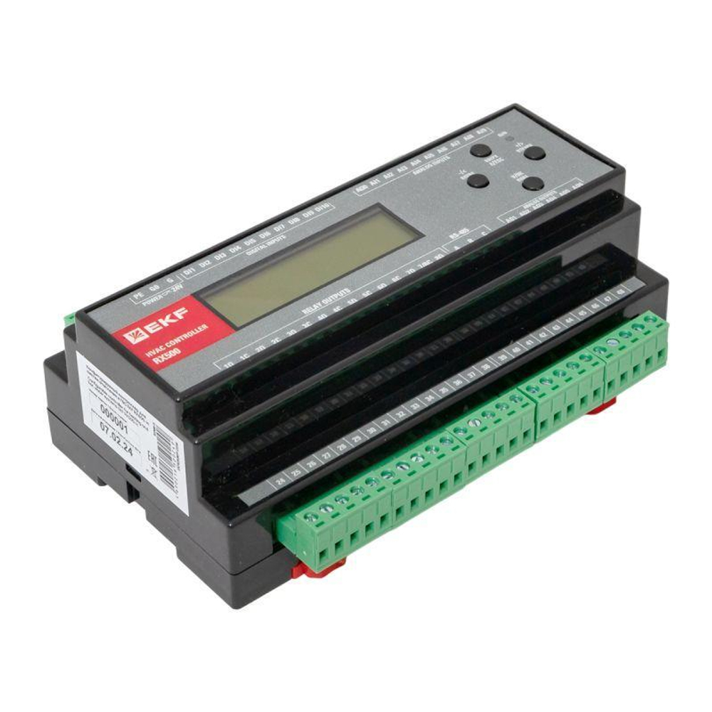Контроллер конфигурируемый для систем отопления и ГВС EKF RX500-H