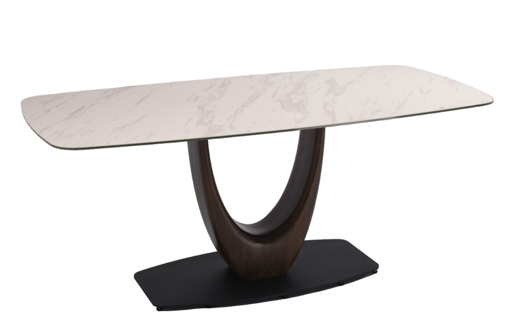 Стол обеденный Ist Casa Римини, 200х110х76 см, белая керамика