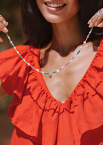 Колье-фенечка  "Комодо"