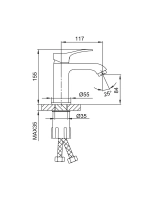 Смеситель для раковины FRAP F1075-9