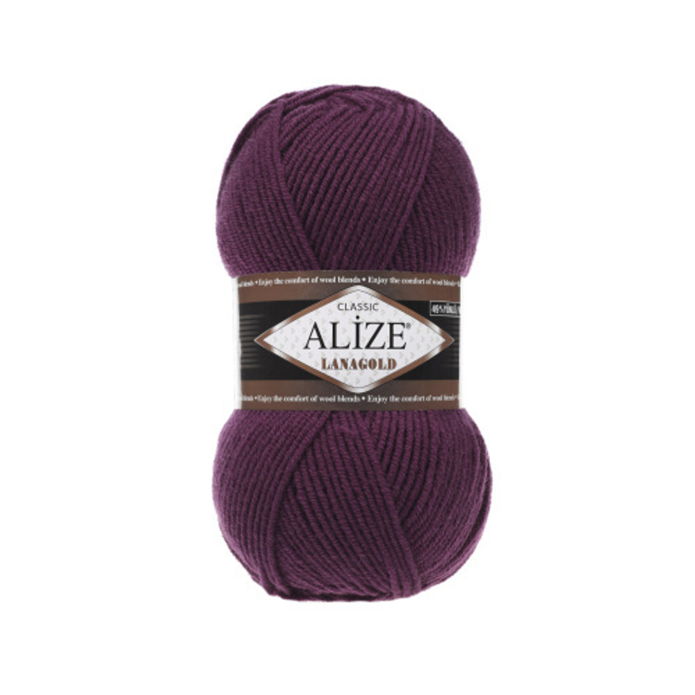 Пряжа Lanagold, 100г, 240м, 49%шерсть,51%акрил (цена за 1 шт)