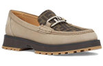 FENDI Logo-print Leather Loafers