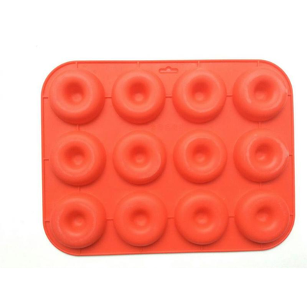 Форма силиконовая для пончиков 12 ячеек
