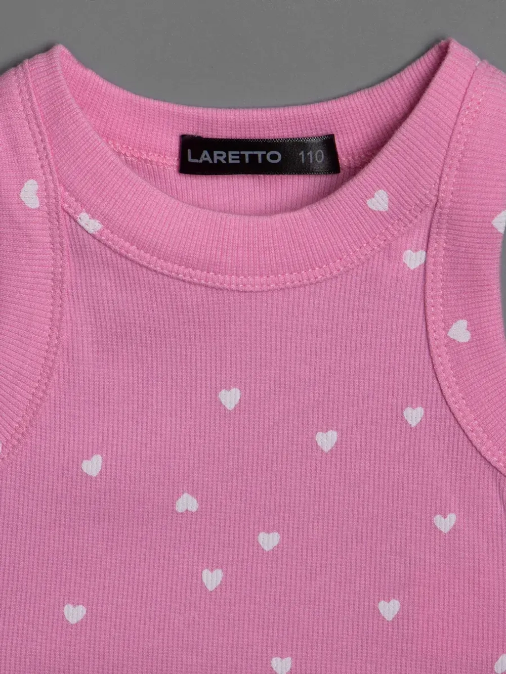 Летний кроп топ трикотажный детский