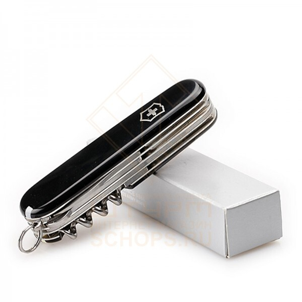 Нож многофункциональный Victorinox Huntsman 91 мм, Black