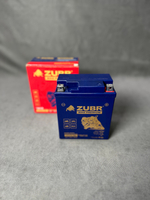 Аккумулятор для мотоцикла ZUBR (7 Ah) 120 A, 12 V Обратная, R+ YTX7L-BS (ZubrPrem)