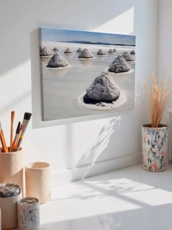 Картина на стену 40 X 50 Белый песок