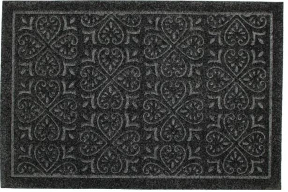 Коврик влаговпитывающий Лилия серый