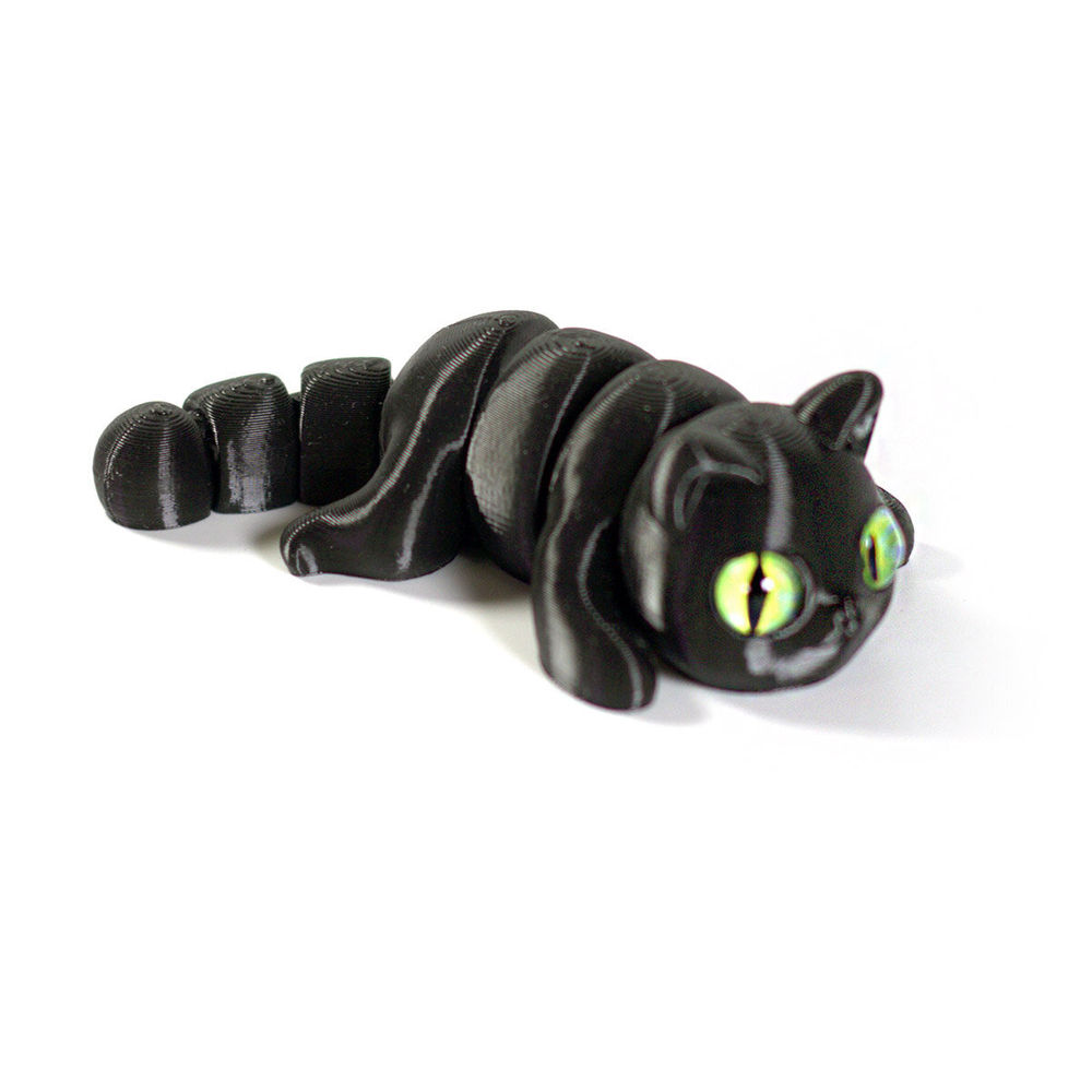 Мини котёнок игрушка антистресс, 10 см., черный