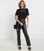 Брюки TJW JULIE PLEATHER Tommy Jeans - черный(DW0DW16945)