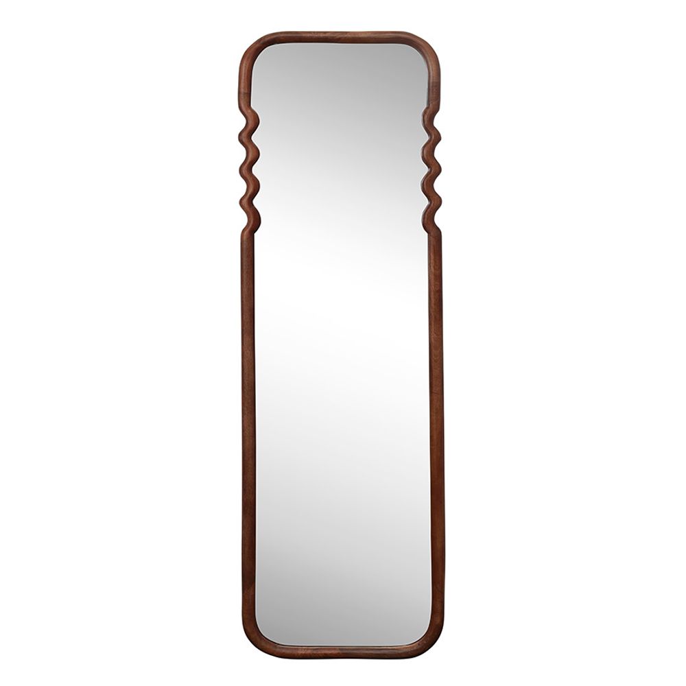 Зеркало Fluid, 54х180 см, коричневое