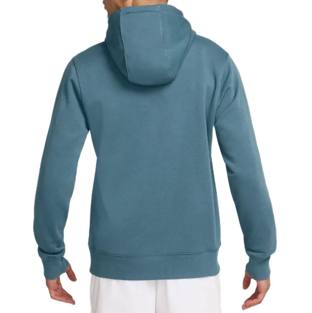 Куртка теннисная Nike Court Heritage French Terry Tennis Pullover - smoky blue/new slate