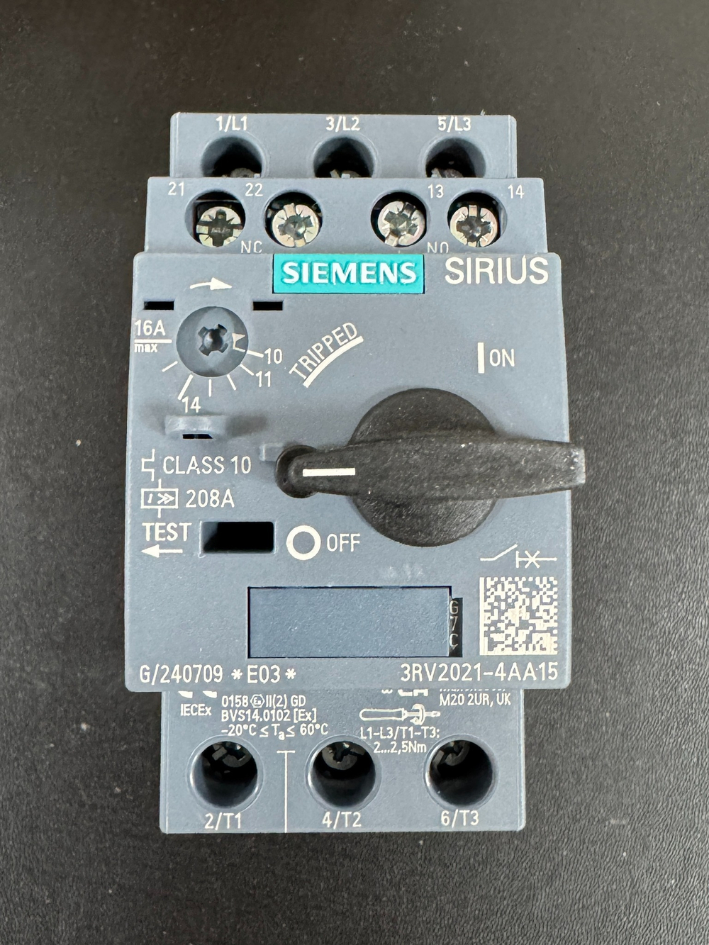 Автоматический выключатель 3RV2021-4AA15 Siemens