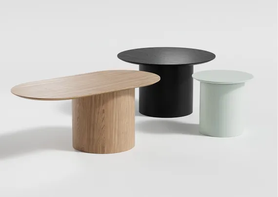 Столик Type D 50 см основание D 29 см (серый)