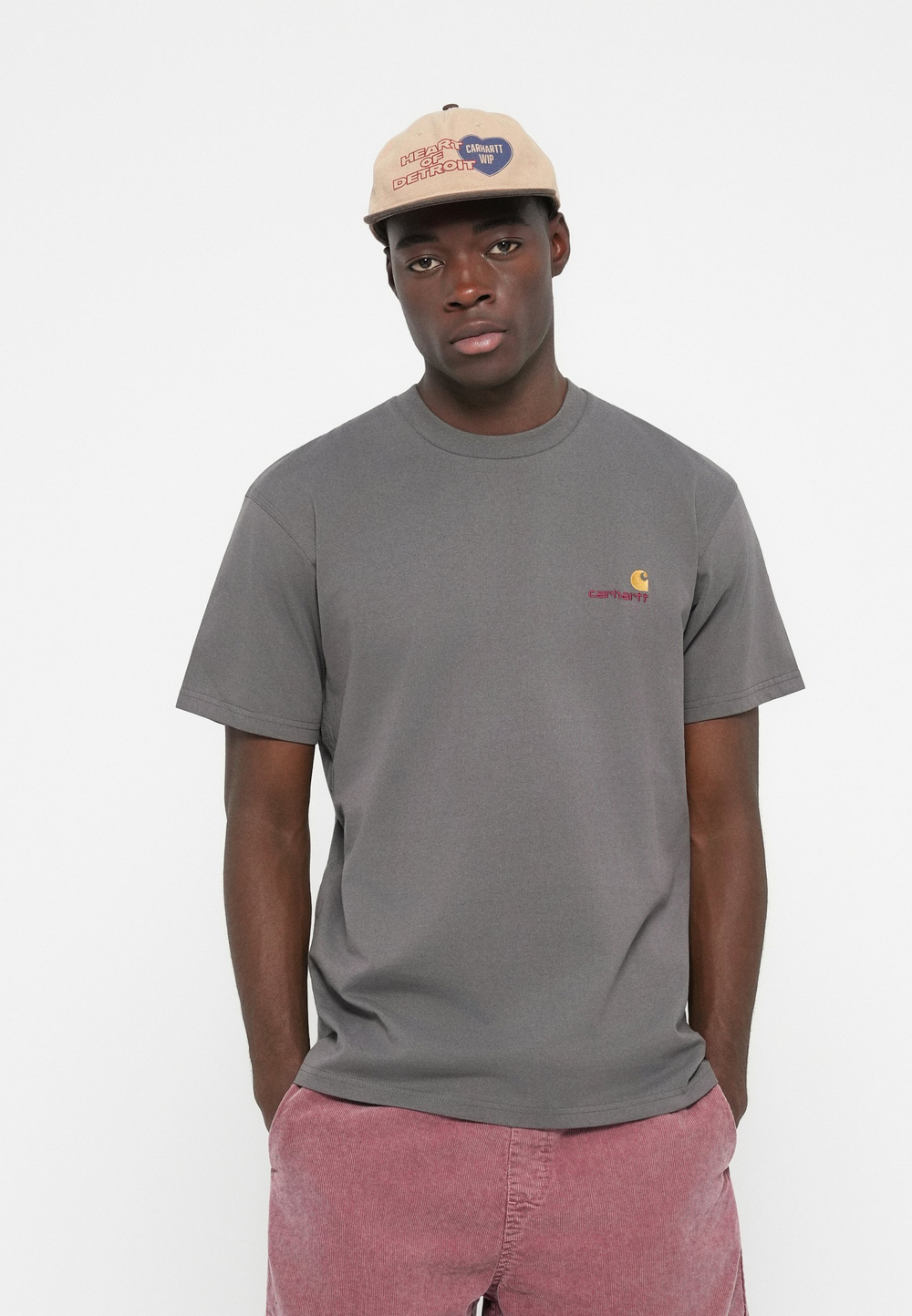 Carhartt WIP Базовая футболка - Серый