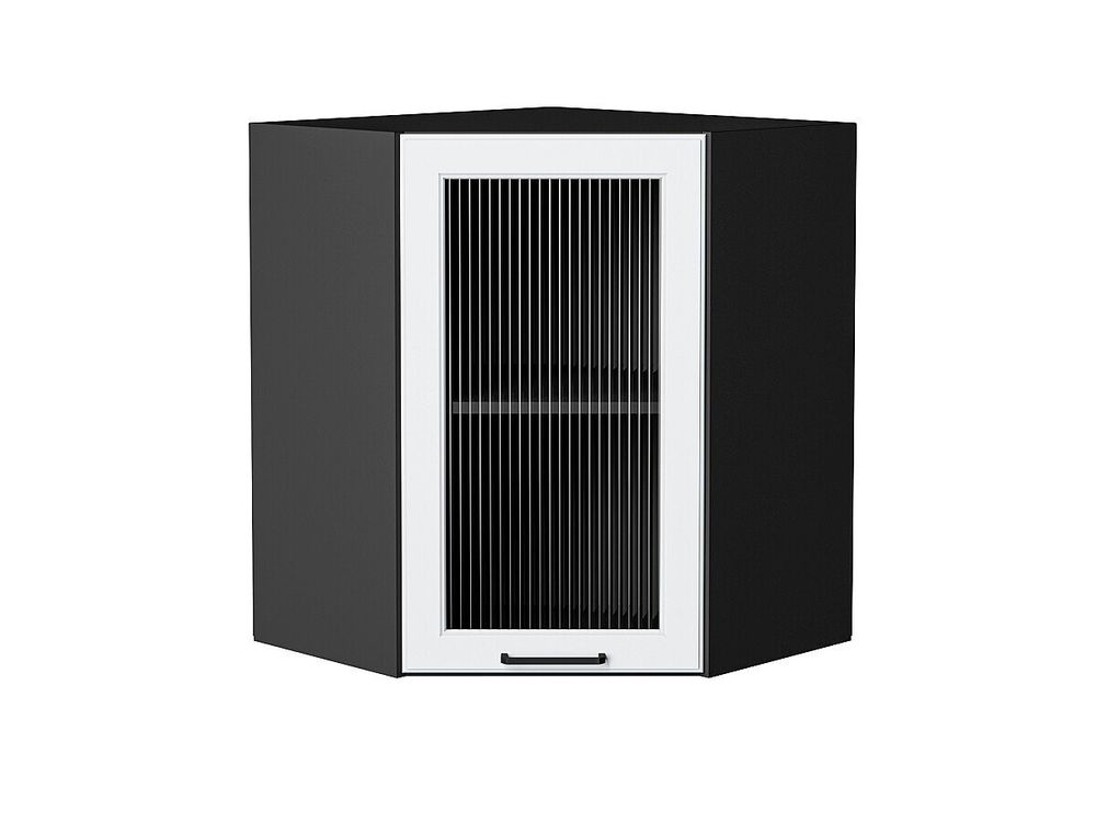 Шкаф верхний угловой остекленный Барселона