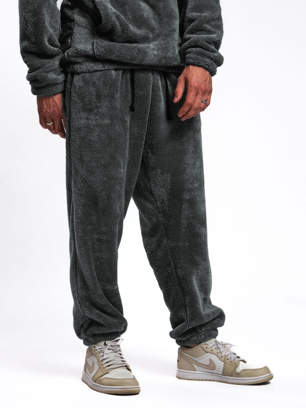 Брюки Hardlunch плюшевые темно-серые