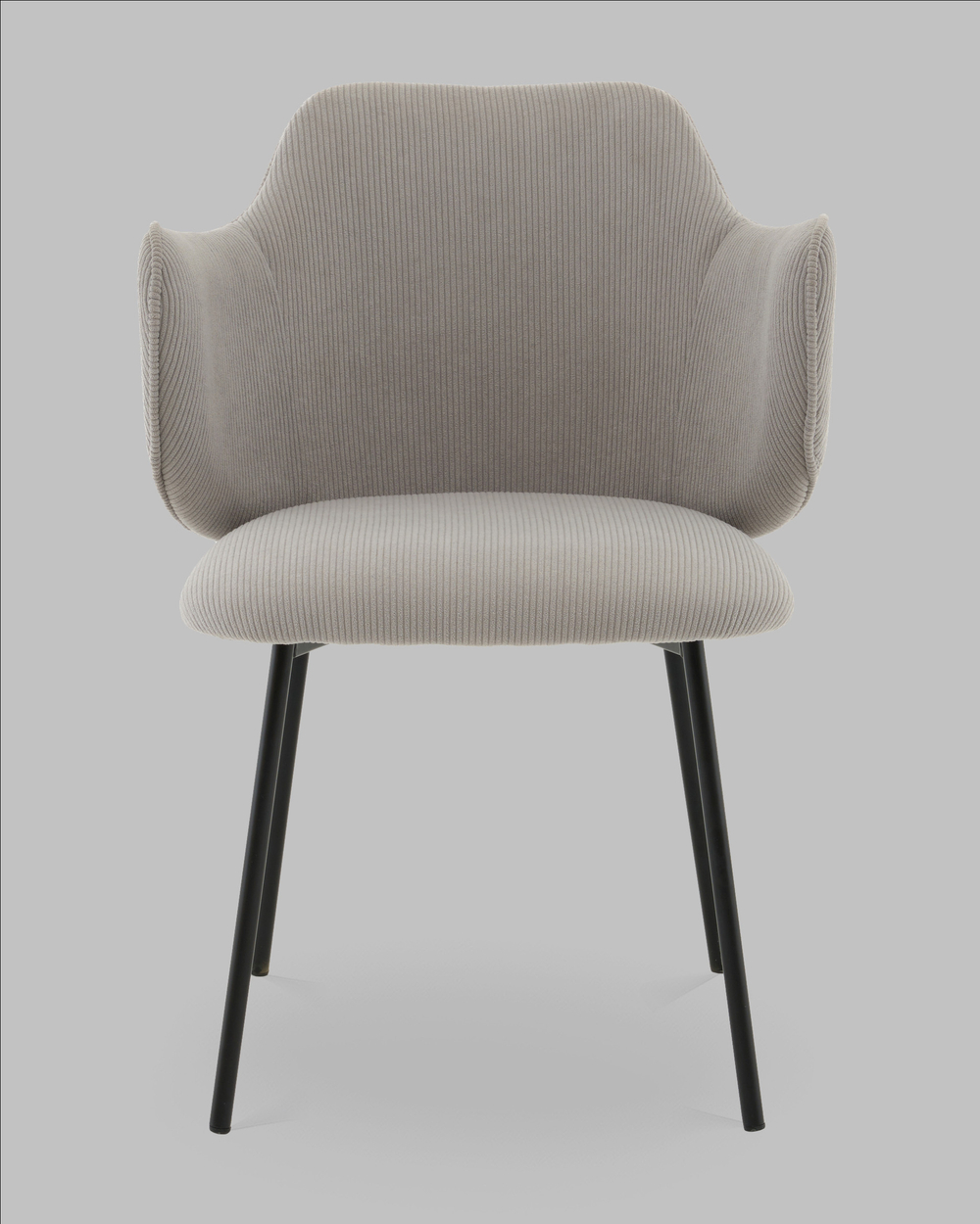 Стул Джиннет велюр светло-серый