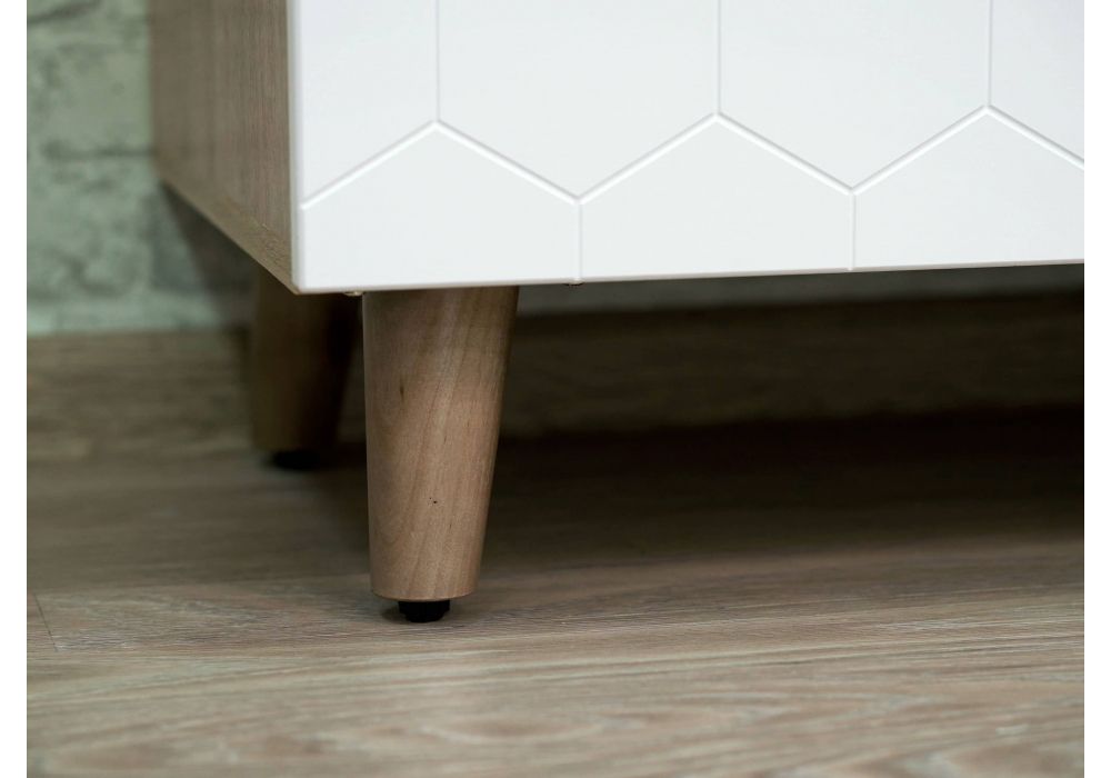 Шкаф Мариус М-01 дуб баррик / белый матовый