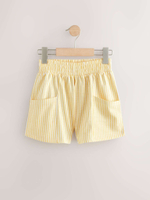 Шорты для девочки Next AH9-444, 3 шт., Розовый, Голубой, Светло-желтый