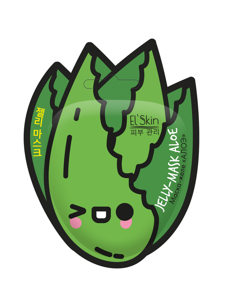 Маска-желе с экстрактом алоэ EL`SKIN Jelly Mask Aloe 10 гр