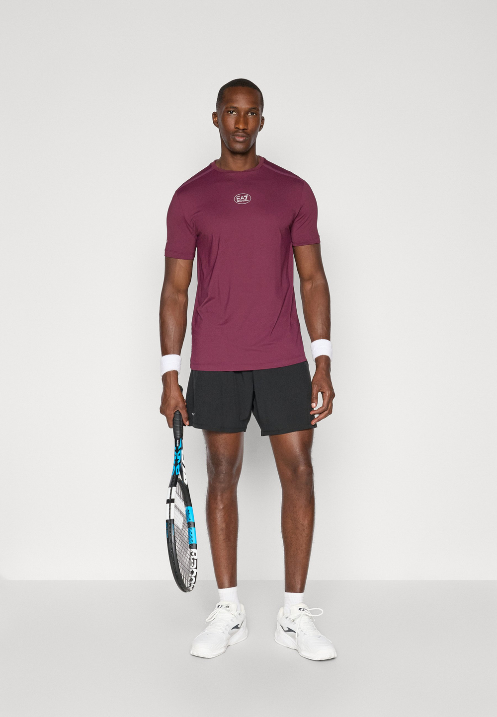 EA7 Emporio Armani Спортивная футболка - Бордовый