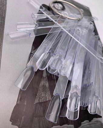 Палитра для красок на кольце (50 шт), прозрачные