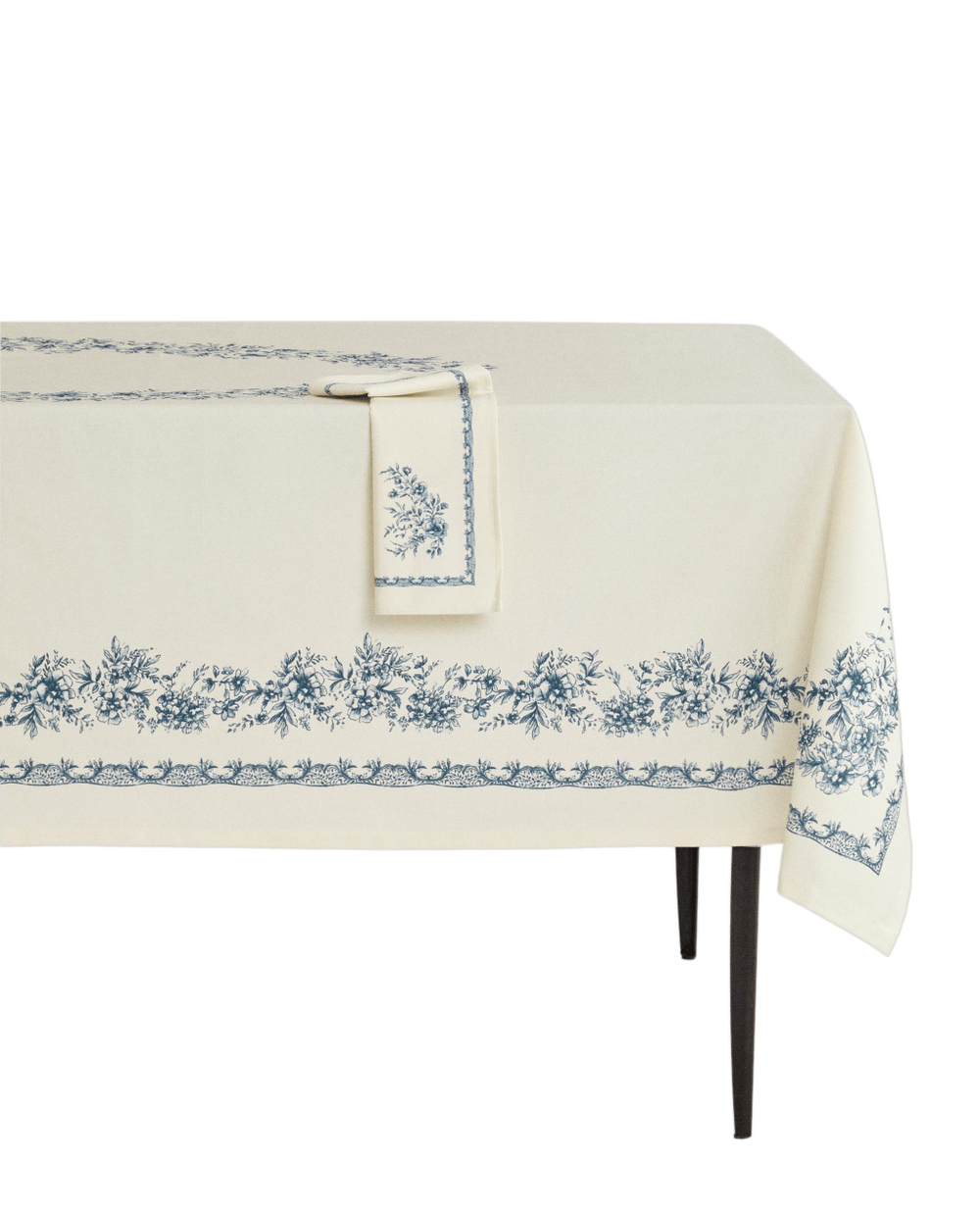 Zara Home скатерть из хлопка, цветочный мотив, 250 150 см · 2292/021
