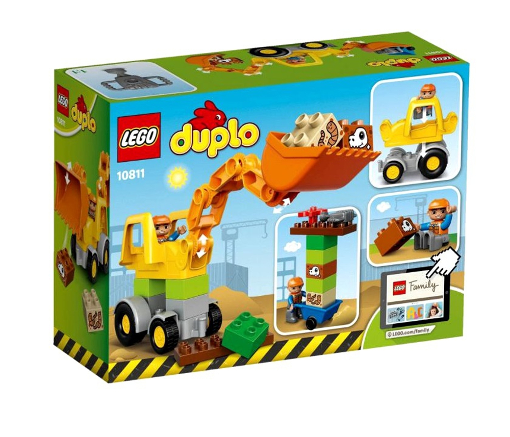 LEGO Duplo: Экскаватор-погрузчик 10811 — 10811 Backhoe Loader — Лего Дупло