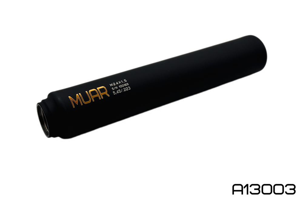 Титановый газоразгруженный ДТКП на Сайгу 5,45 / 223, резьба 24х1,5, MUAR