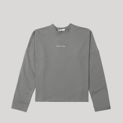 LS T-Shirt LOGO Pewter