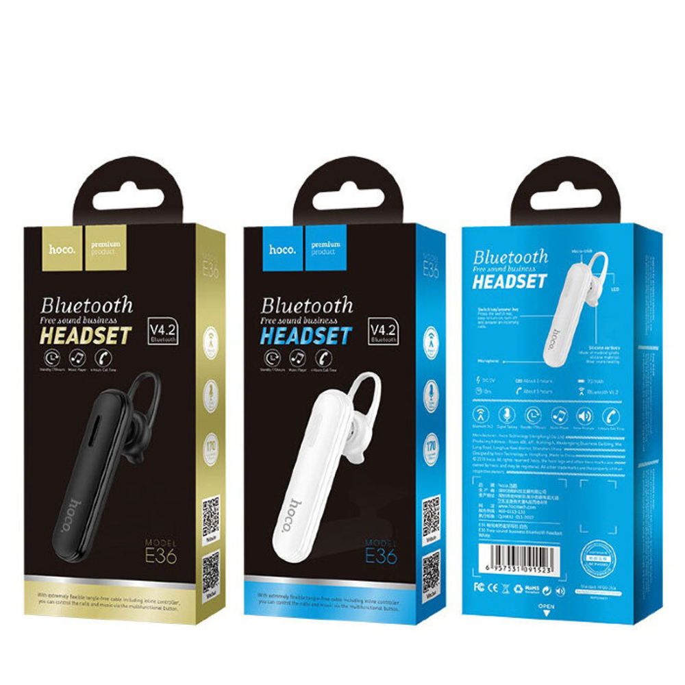 E36 Free sound business wireless headset