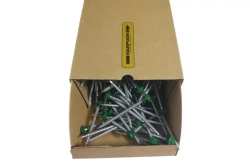 Саморезы кровельные 4,8x80 мм 250 шт. RAL 6002 оцинкованные