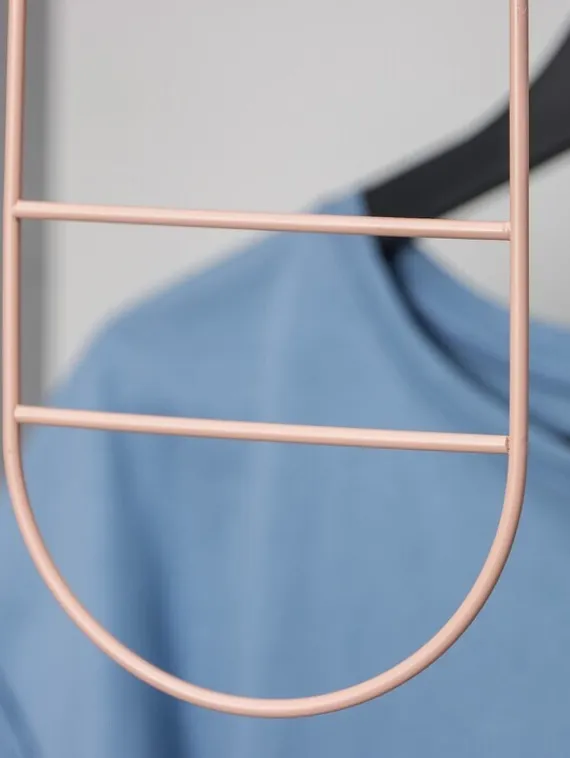 Вешалка для ремней и шарфов SAVANNA Wood, 11,3×24×1,1 см, цвет розовый