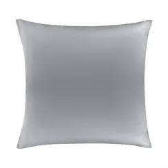 Набор наволочек из премиального сатина светло-серого цвета из коллекции essential, 70х70 см