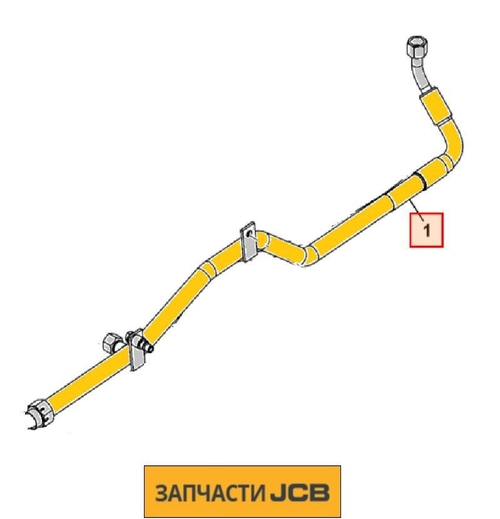 Труба JCB 334/Y4948