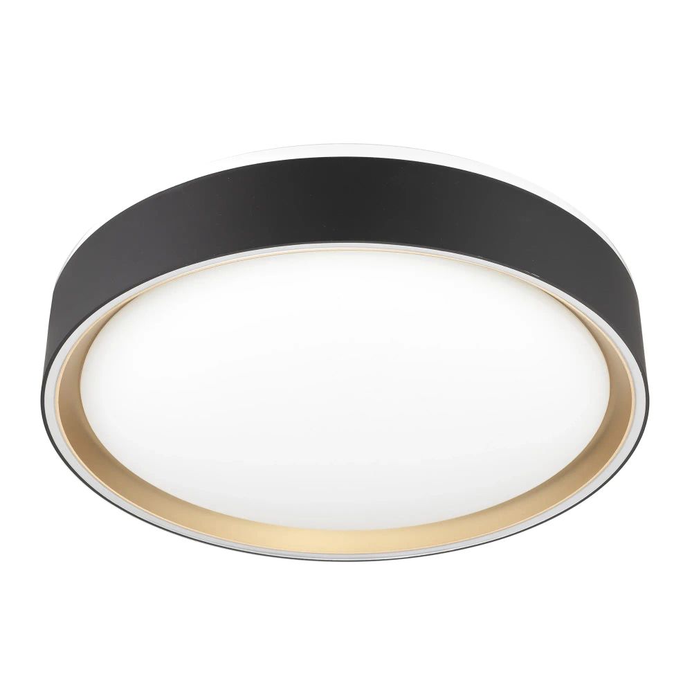 Citilux BOSS CL751251G LED RGB Светильник с пультом Чёрный с Золотом