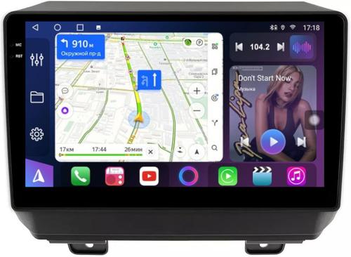 Магнитола для Jeep Wrangler 4 2018+ - FarCar S400-TS18 монитор 9.5" QLED на Android 14, CarPlay, 4G SIM-слот
