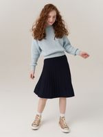 Юбка школьная для девочки AT883 синий