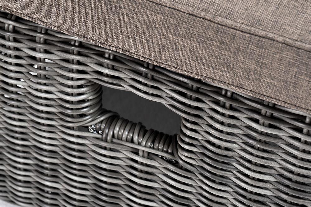 "Рим" комплект шезлонг со столиком, цвет графит