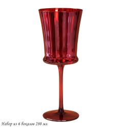 Lenardi 584-021 Набор из 6 бокалов 280мл в под.уп.(х4)Стекло