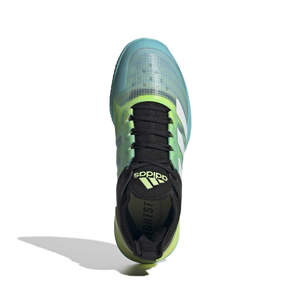 Женские Кроссовки теннисные Adidas Adizero Ubersonic 4 W Clay - core black/cloud white/pulse lime