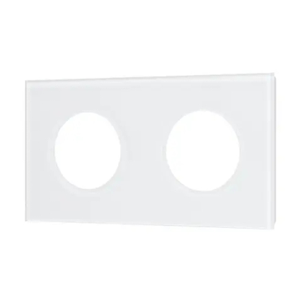 Рамка стеклянная FRM-GLARE-GC-2-WH (Arlight, -) 043835