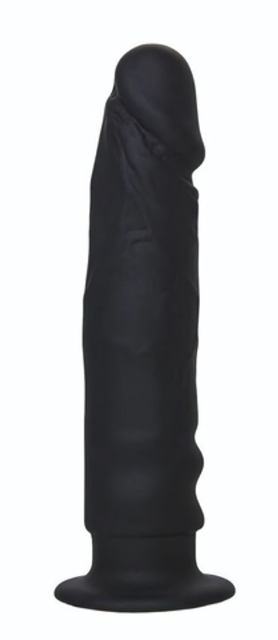Черный анальный фаллоимитатор Arkn - 14 см. (Цвет: черный)