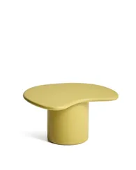 Уличный столик Macarella из горчичного бетона, 83 x 77 см