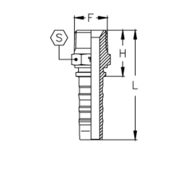 Фитинг DN 25 BSPT 1.1/4 CS