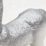 Фигурка новогодняя «Благородный олень» 21*8*31 см, Белый/серебро