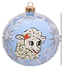 Элита НФШ-1457/1 Ел.украшение Шар «Овечка» 100 мм