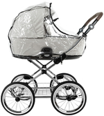 Детская коляска Roan Bass Next Classic d14 2.0 2 в 1 BSNC/94/2 Marzipan/Black/руч.Cappuccino