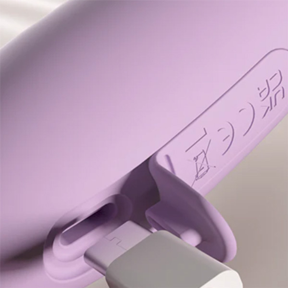 Сиреневый интерактивный вибратор-кролик 18,4см с шариком для зоны G Svakom Trysta Neo SA374A